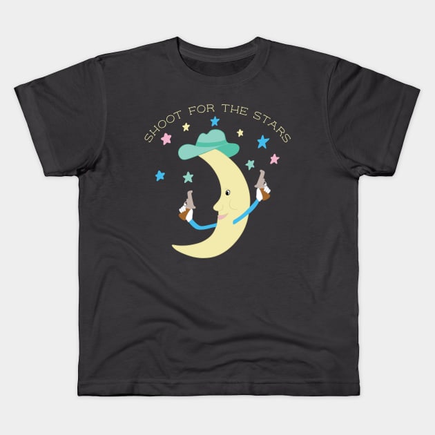 Shoot for the Stars Kids T-Shirt by Alissa Carin